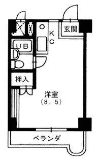 アップル第2マンション【3階】の間取り