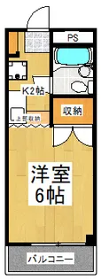 フリースクエアー英【3階】の間取り