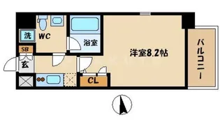 T’SーSQUARE城東野江【3階】の間取り