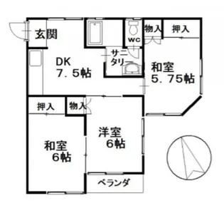 泉ニューコーポ【2階】の間取り