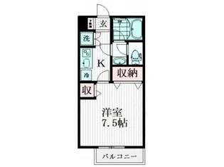 ルアナ目白台【2階】の間取り
