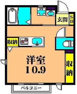 Iris大井町【2階】の間取り