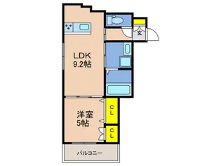Radiant Asahidori【3階】の間取り