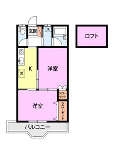 レジデンス32【2階】の間取り
