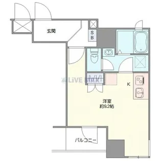 ユニーブル田端新町【4階】の間取り