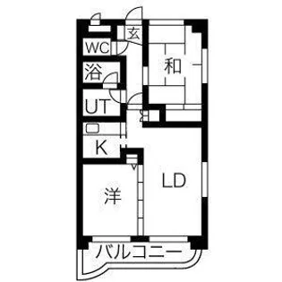 αNEXT札幌第16【8階】の間取り