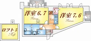 エスパシオ・デル・コウベ【3階】の間取り
