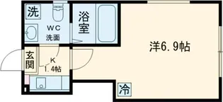 (仮称)西新井627 B棟【2階】の間取り