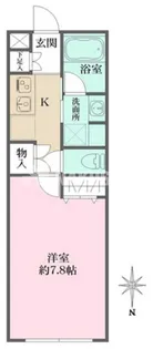 アトリオフラッツ自由が丘east【1階】の間取り