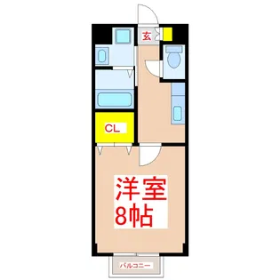レコルト帖佐【2階】の間取り