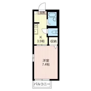 チェリーコート【1階】の間取り