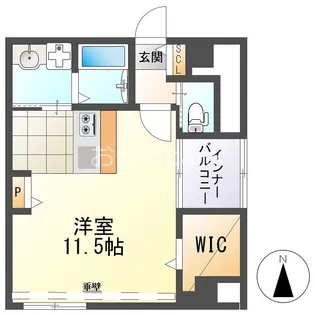 RENO BELLEZZA MOTOMACHI【3階】の間取り