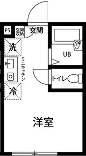ホワイトパレット西台【2階】の間取り
