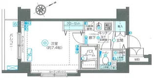 フェニックス国分寺弐番館【3階】の間取り