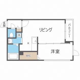 ビッグレジデンス中島公園【1階】の間取り