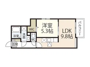 野々山B【1階】の間取り