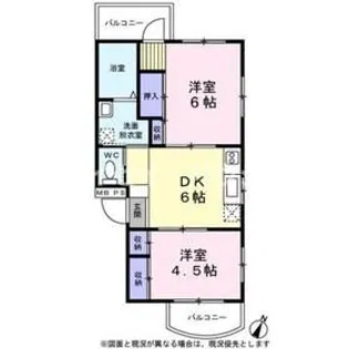 アサヒコーポ【2階】の間取り