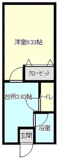 シティハイムモルゲン【2階】の間取り