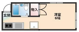 モンパレス国定第1-5号館【1階】の間取り