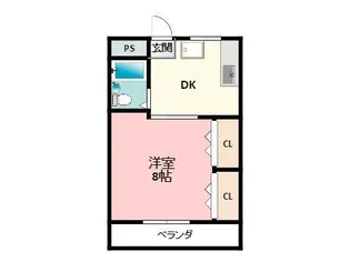 第一柏原マンション【3階】の間取り
