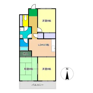ジャストハイツ21【3階】の間取り