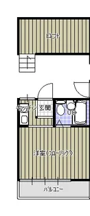 マルグリット【1階】の間取り