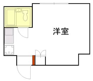 ジークレフ扇町【2階】の間取り