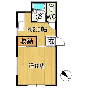 コーポトミノ【2階】の間取り