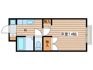 サンハイツ子平町【2階】の間取り