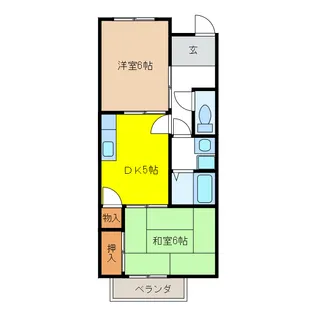 サープラス庄南【1階】の間取り