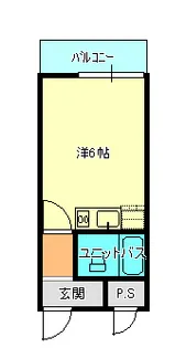 ジョイロードハマウラ【2階】の間取り