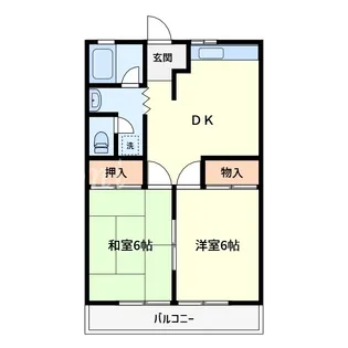 パステル麻生【2階】の間取り