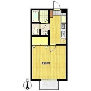セジュールつつみII【2階】の間取り