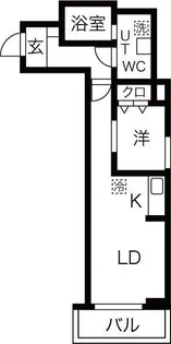 メリディアン川平参番館【3階】の間取り
