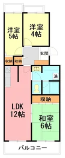 湘南カワマヒルズ【3階】の間取り