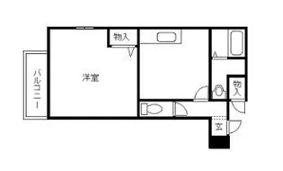 ラ・ペジーブル【2階】の間取り