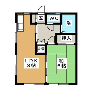 富士山荘II【2階】の間取り