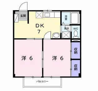 メゾンオータニ【2階】の間取り