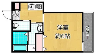 1Kの間取り画像