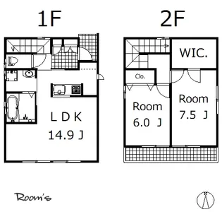 群馬県高崎市飯塚町【一戸建】の間取り