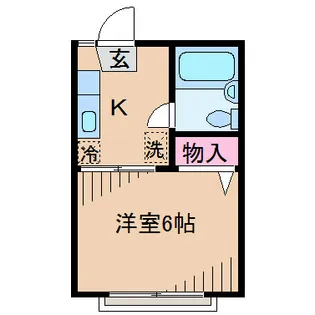 サンパレス【2階】の間取り