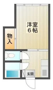 コーポミユキ荘【2階】の間取り