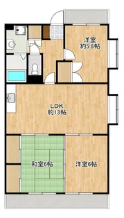 ヴィラコンフォート【2階】の間取り