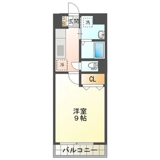 フィオレティーナ四日市【3階】の間取り