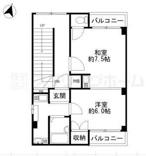 ツーバイホーム【3階】の間取り