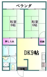 コーポラス久保【2階】の間取り