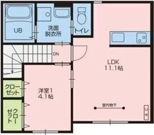 LancheIV(ランシェ4)【2階】の間取り