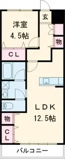 新潟県新潟市中央区文京町【マンション】の間取り