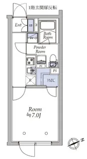 アトリオフラッツ中野新井薬師【2階】の間取り