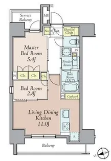 クレストコート本郷三丁目【7階】の間取り